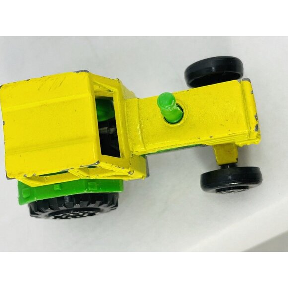 Vintage 208 Majorette Diecast Green & Yellow Farm TRACTOR Made In France 1/65 - Picture 11 of 12